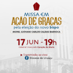 missa acao de gracas pela eleicao do novo bispo